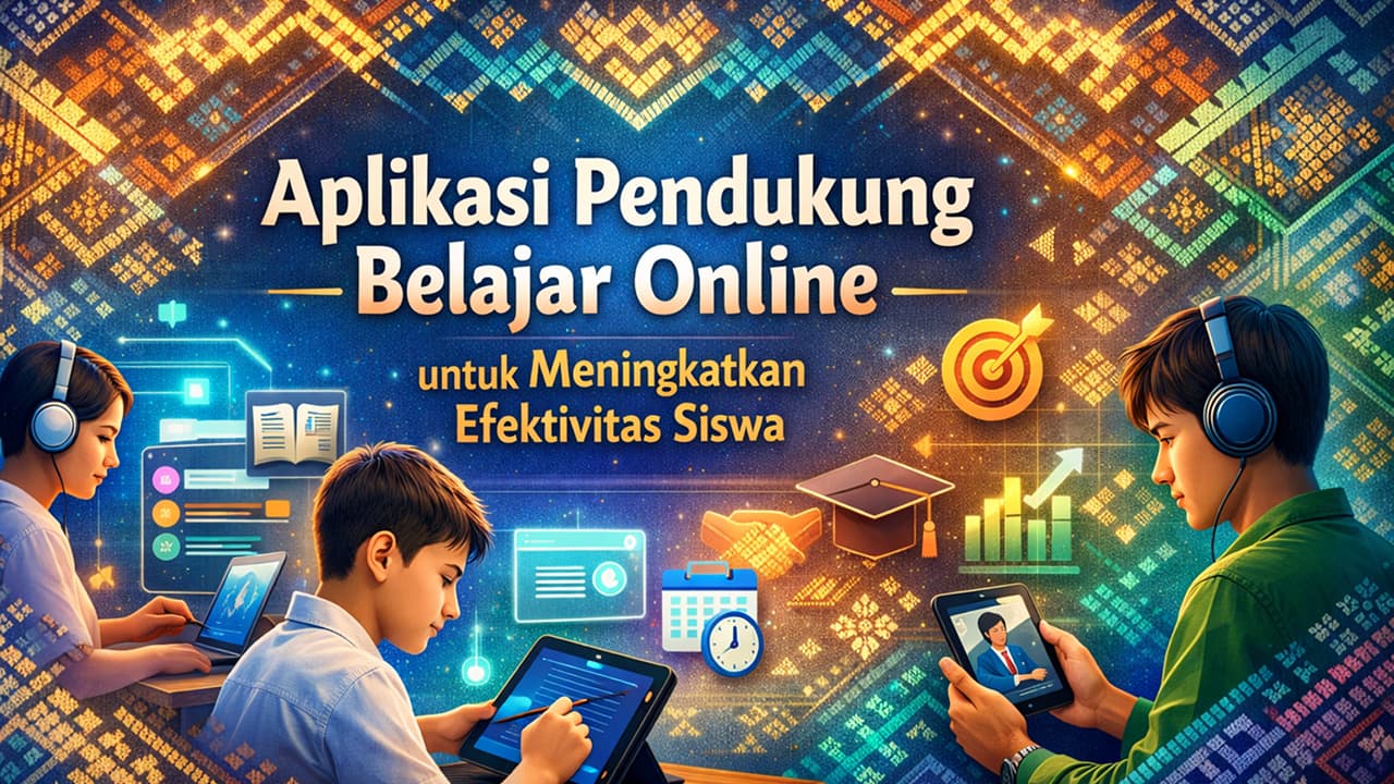 Aplikasi Pendukung Belajar Online untuk Meningkatkan Efektivitas Siswa