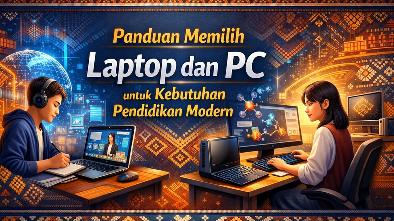 Panduan Memilih Laptop dan PC untuk Kebutuhan Pendidikan Modern