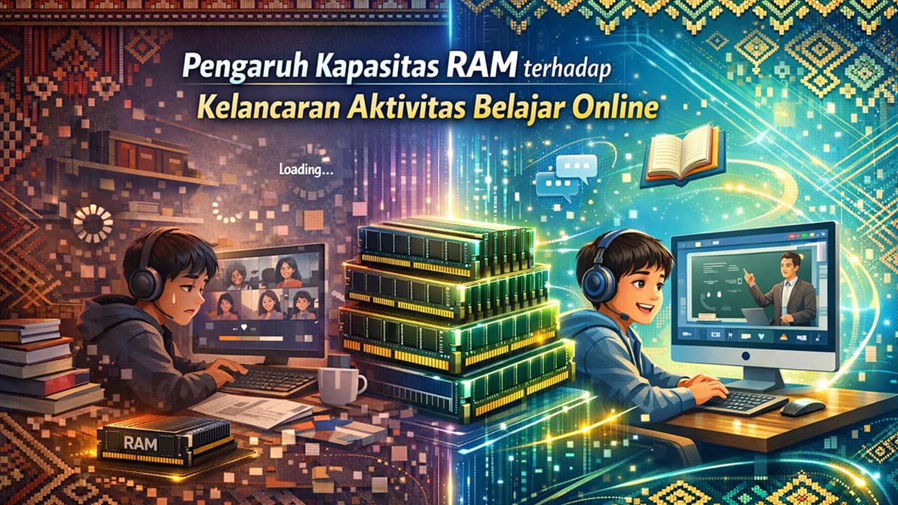 Pengaruh Kapasitas RAM terhadap Kelancaran Aktivitas Belajar Online