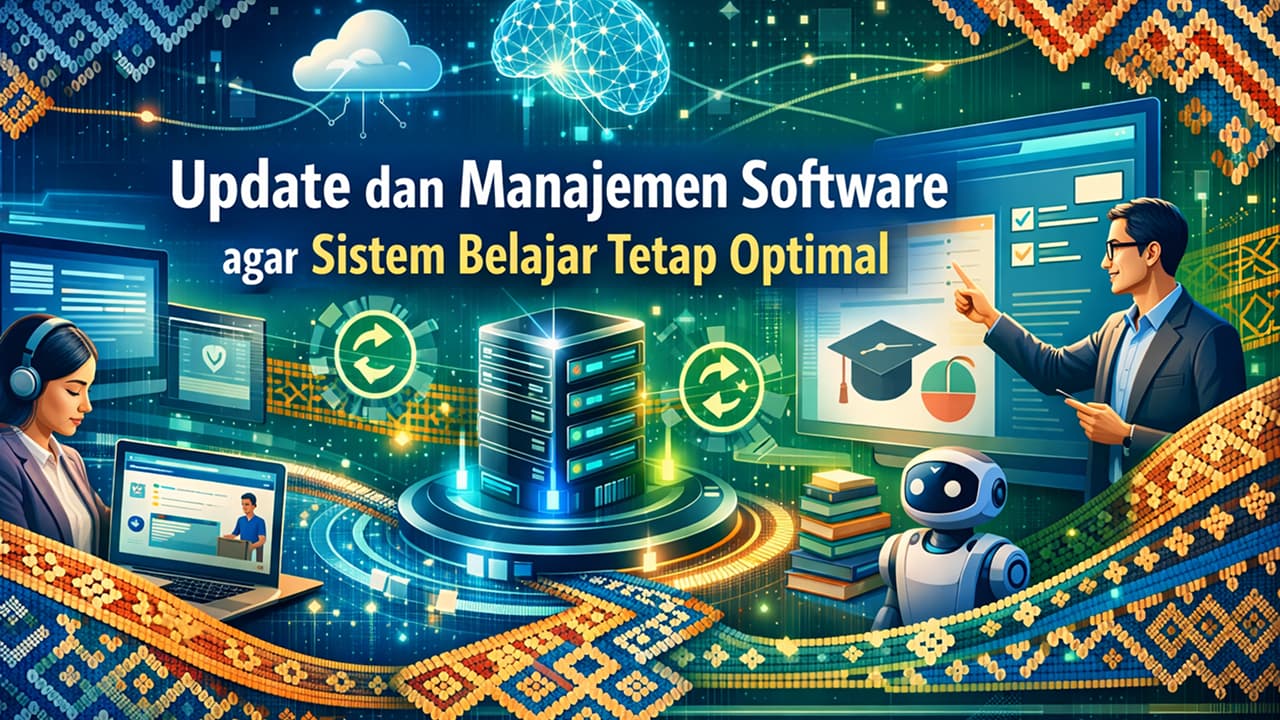 Update dan Manajemen Software agar Sistem Belajar Tetap Optimal